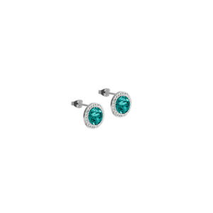 yzWG[EANZT[ NhEh{^COfbNXCg^[RCYNX^qudoorecchini a bottone tondo deluxelight turquoisecrystal 13 mm 306017