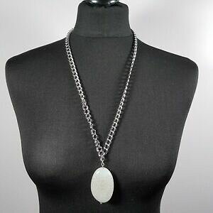 yzWG[EANZT[ AW[Ob_[nlbNXy_gVo[g[OXyuXe[ggangie gooderham collana con pendente a lunga catena tono argento vetro pebble dic