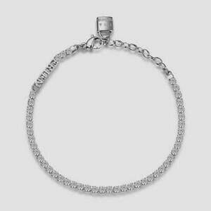 yzWG[EANZT[ uU[YEFCejXuXbgzCgWRbrosway, bracciale desideri tennis donna con zirconi bianchi bei031 nuovo