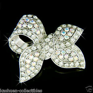 yzWG[EANZT[ umbg{E?CXtXL[NX^EFfBOstrasparente love nodo fiocco ~ in swarovski cristallo sposa matrimonio pin