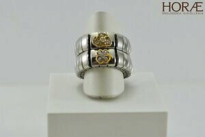 yzWG[EANZT[ Om~l[gVo[X`[N[o[t[WRanello donna nomination xte 043500 acciaio argento quadrifoglio fiore zirconi