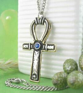 yzWG[EANZT[ ANGWvgy_gNXIuCtAT^L[s[^[ankh egiziano amuleto ciondolo croce di vita ansata chiave senza piombo peltro