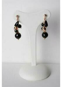 yzWG[EANZT[ CO}J2E[}Vo[[YS[hAK^orecchini maraka2 donna or1416 argento oro rosa agata