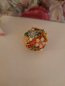 �y���������z�W���G���[�E�A�N�Z�T���[ �r���X�L�i�[�t���[�����{�[���y���_���g�����Obill skinner floreale orb coccinella sfera ciondolo anello