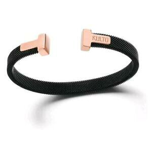 yzWG[EANZT[ NgbVuXbgubNX`[kulto bracciale mesh acciaio nero espandibile kkman43