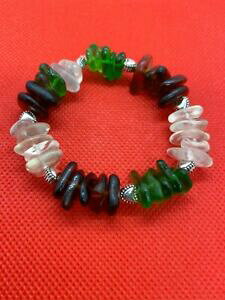 yzWG[EANZT[ V[OXuXbgbracciale in vetro mare