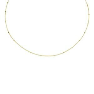yzWG[EANZT[ {bNXS[hAXgbh~x[VbNX[r[Y`[J[astrid and miyu basic small beaded choker in gold in box 30cm rrp 39