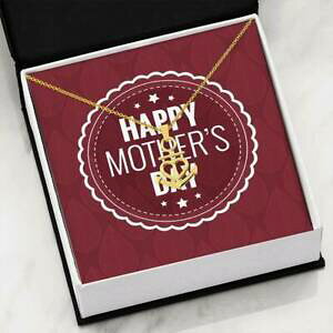 �y���������z�W���G���[�E�A�N�Z�T���[ �}�}�X�e�����X�l�b�N���Xsaluto mom regali ancora collana acciaio inox regalo festa della mamma