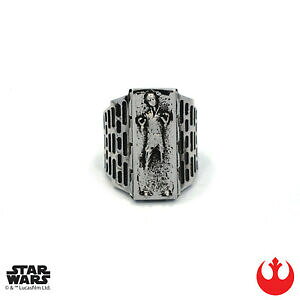 �y���������z�W���G���[�E�A�N�Z�T���[ �n���`�����X�^�[�E�H�[�Y�n���\���J�[�{�}�C�g�����Ohan cholo star wars han solo in carbonite anello