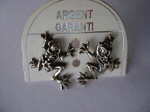yzWG[EANZT[ u[Nh[yZAWOkCboucles doreilles percee argent grenouille dimension 12 x 15 mm environ
