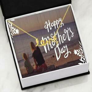 �y���������z�W���G���[�E�A�N�Z�T���[ �r�[�`�}�}�X�N���v�g���u�l�b�N���X�X�e�����X�X�`�[�����b�Z�[�W�J�[�hsulla spiaggia mom regalo sceneggiato love collana acciaio inox messaggio scheda