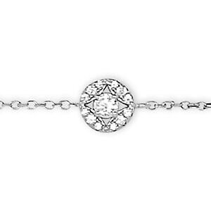 �y���������z�W���G���[�E�A�N�Z�T���[ �u���X���b�g�G���A���W�F���g���f�B�G�I�L�V�f�X�f�W���R�j�E�������W���[���t�F��bracelet en argent 925 rhodie et oxydes de zirconium longueur 19 cm femme