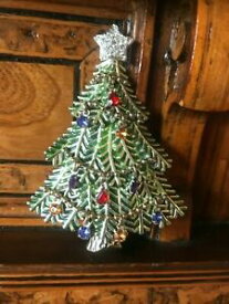 【送料無料】ジュエリー・アクセサリー クリスマスツリーブローチヴィンテージサインエイボンrare christmas tree brooch vintage signed avon