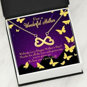 yzWG[EANZT[ }}lbNX}}J[hXeXmamma collana we love mom keepsake scheda regalo infinito acciaio inox giorno