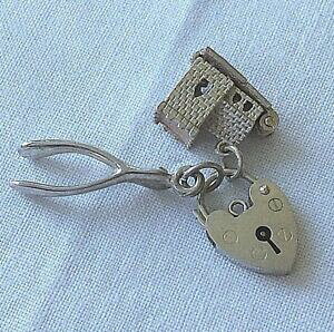 yzWG[EANZT[ X^[OVo[y_gBe[WObhbNmatrimonio ciondoli argento sterling vintage buona fortuna 292j