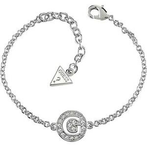 yzWG[EANZT[ uXbgACRjbNIWiX`[SOb^[guess bracciale donna iconic ubb51499 originale nuovo acciaio logo brillantini