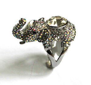 �y���������z�W���G���[�E�A�N�Z�T���[ �o�g���[�E�B���\���N���A�N���X�^�������O�I�u�G���t�@���c�T�C�Ybutler e wilson chiaro ab cristallo anello di elefanti taglia r