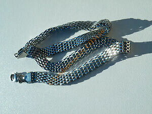 yzWG[EANZT[ `FCRA[XfN[AVGCILV_uR[ghCT[y^Cchaine collier ras de cou 45 cm acier inoxydable cote de maille serpentine 8 mm