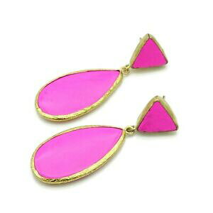 yzWG[EANZT[ ACXnECgZ~vVXWFXg[COS[hbLaylas howlite semi preziosi gemstone orecchini 21ct gold plated fatto a mano