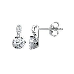 �y���������z�W���G���[�E�A�N�Z�T���[ �V���o�[�N���E���y���m�C�������Osilver orecchini a perno corona cz