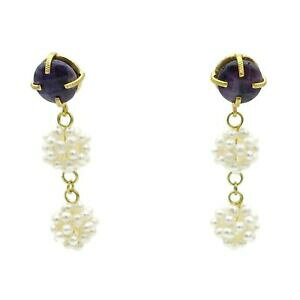 yzWG[EANZT[ ACXp[AK^Z~vVXWFXg[COS[hnhChbLaylas pearl, agata semi preziose gemstone orecchini 21ct placcato orofatto 