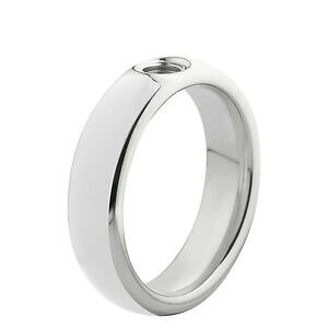 yzWG[EANZT[ XeXzCgOmmelano vividresinring in acciaio inoxbiancotg 64