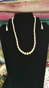 yzWG[EANZT[ }U[Iup[EFfBOlbNXCOZbgmadreperla collana e orecchini nuziale set