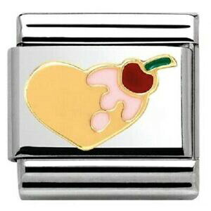 yzWG[EANZT[ m~l[gNVbNS[h}_bVn[g`F[`[8 nomination classic gold madame monsieur ciliegia cuore charm 03028507 rrp  22