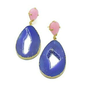 yzWG[EANZT[ AK^ACXXCXWFChZ~vVXWFXg[COS[hnhbLaylas fetta in agata, giada semi preziosi gemstone orecchini 21ct pla