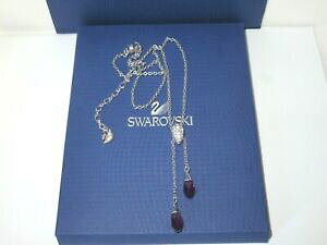 yzWG[EANZT[ XtXL[XNX^AWXghbvy_ggenuine swarovski cigno firmate dew cristallo ametista goccia pendente 917235
