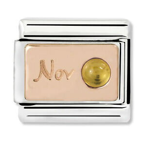 �y���������z�W���G���[�E�A�N�Z�T���[ �I���W�i���N���V�b�N���[�Y�S�[���h�m�~�l�[�g�V�g���m�y���_���g��originale nomination classic rose gold novembre citrino ciondolo 43050811 �� 3500