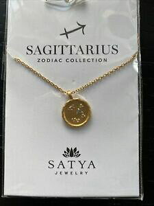 �y���������z�W���G���[�E�A�N�Z�T���[ �T�e�B���l�b�N���X�S�[���h�v���[�gcollana del sagittario nuovo gold plate da satya