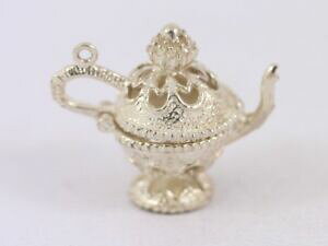 yzWG[EANZT[ y_geB[|bgWO}WbNvVo[S[WXBe[Wciondolo teiera brocca lampada magica argento donna splendido vintage regalo 66g ss85