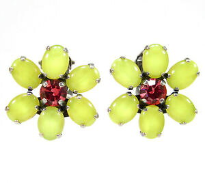 yzWG[EANZT[ COCG[sNCOt[{w~AKXdolci fiori estate orecchini giallo rosa orecchini flora bohemia vetro 1960er anni