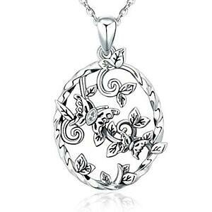yzWG[EANZT[ lbNXVo[X^[OBe[Wo^tCcollana con farfalla per donne ragazze, s925 argento sterling farfalla vintage