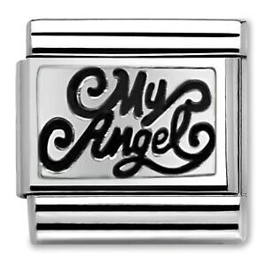 yzWG[EANZT[ IWiNVbNVo[VCm~l[g}CGWF`[originale nomination classic silvershine il mio angelo charm 33010238 rrp  2000