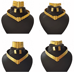�y���������z�W���G���[�E�A�N�Z�T���[ �g���u�]���Z�b�g�A�����A���e�B���J�v���}�N�����N���f���S�[���h�Z�b�g�Q���_�����N�r���W�N�R���[trabzon set 22 ayar altin kaplama kuyumcu model oro set gerd