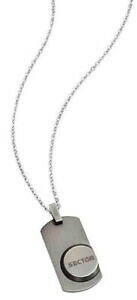 yzWG[EANZT[ ZN^[WGYlbNXv[gRNVcollana uomo sector jewels collezione strong piastrina acciaio incisione