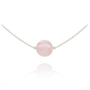 yzWG[EANZT[ RG[XhN[AAWWGGNAc[YW[collier ras de cou en argent 925 rhodie et quartz rose longueur 37 cm 5 cm