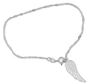 yzWG[EANZT[ GWFEBOg[[uXbgX^[OVo[donna bracciale con angelo alarimorchio 925 sterling argento 19 cm 426060