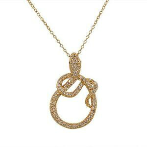 �y���������z�W���G���[�E�A�N�Z�T���[ �V���o�[�X�^�[�����O�S�[���h�C�G���[�z���C�g���b�h�N���X�^���X�l�[�N�l�b�N���Xargento sterling oro giallo bianco rosso cristalli cz serpente donna collana