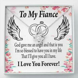 �y���������z�W���G���[�E�A�N�Z�T���[ �l�b�N���X�X�e�����Xa il mio fidanzato god gave me an angelo nodo damore collana acciaio inox w cz