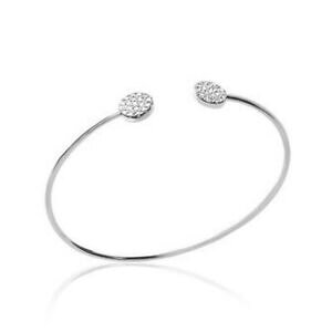 yzWG[EANZT[ WAEFgAAWWGpXeB[ZNpFAWRjEujonc ouvert en argent 925000 rhodie pastilles cercles pave en zirconium 