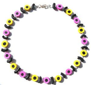 yzWG[EANZT[ RXxeBoZbglbNXXtXL[fatto a mano frizzante liquirizia allsorts bertie basset collana e swarovski parti