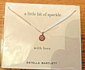 【送料無料】ジュエリー・アクセサリー ×エクセルラバートレットシルバーメッキクリスタルネックレス5 x estella bartlett placcati in argento cristallo collane un podi brillantezza