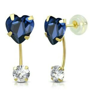 yzWG[EANZT[ S[hCG[n[gusNgK[Y{^hbvCO14k oro giallo cuore amore rosa cz piccolo ragazze bottone orecchini a goccia,