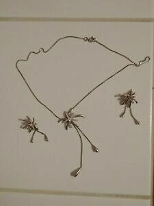 yzWG[EANZT[ }OjtBbNp[AQ}XtBtWRjERA[u[NyfeBtmagnifique parure argent massifzirconiums maty collier boucles pendentif
