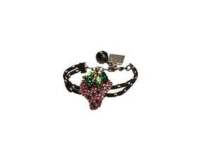 yzWG[EANZT[ TrW[ubNuXbghNubNTCYlisa c bijoux bracciale da donna nero di bacche food amp; drink nero taglia os