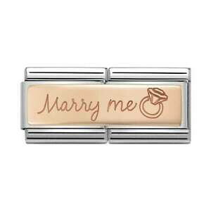 yzWG[EANZT[ IWiNVbNm~l[g[YS[h_u`[originale nomination classic 9kt rose oro sposarmi doppio charm