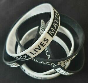 yzWG[EANZT[ ubNGX^[uXbgzCguXbgvite nero questione braccialetto impressa blm 50x bianco braccialetto